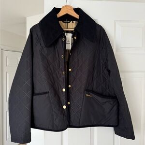 Barbour Black Quilted Utility Jacket
